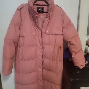 Pink Puffer Coat